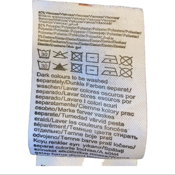 vero Moda in Blue - Grey Heather Sweater with Black Leather Accents. - Picture 11 of 11